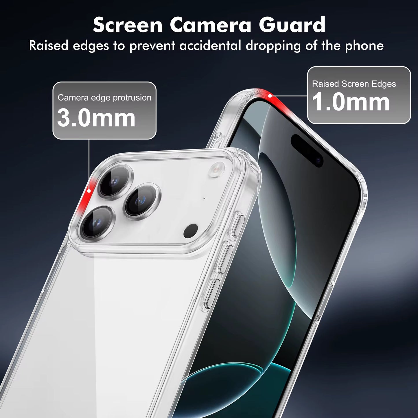 Zayco 5 in 1 Premium Crystal Clear 6.3-Inch iPhone 17 Pro Case, 2 screen protectors, 2 camera lens protectors, Strong MagSafe compatible, 2.5mm thickness, TPU bumber, Acrylic material, Anti-Scratch, Anti-fingerprint.